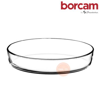 Borcam-2744 Fuente Oval Vidrio Templado